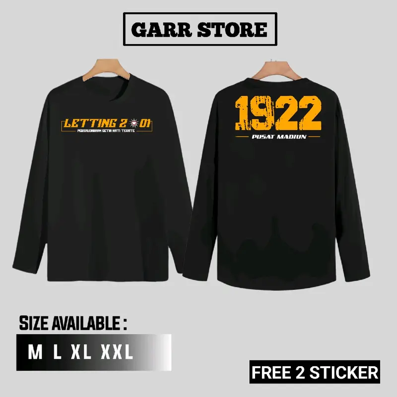 KAOS LETTING PSHT 2001 - 2024 LENGAN PANJANG 0