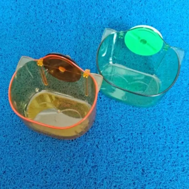 Tempat Makan Chiro Plate 2 Model Gantung di Kandang untuk Kucing Anjing Kelinci 0
