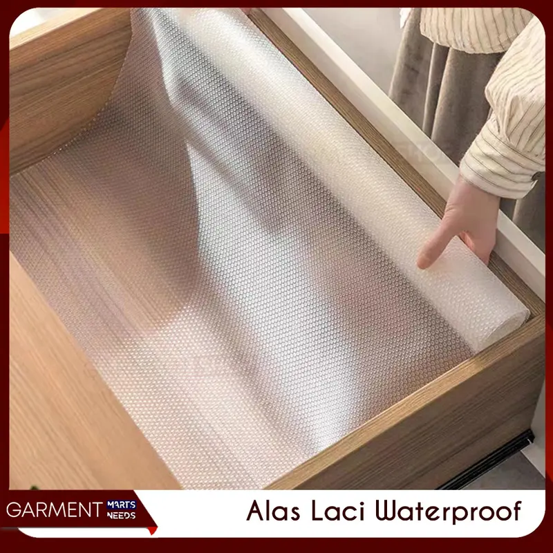 Alas Laci Lemari Waterproof Non Slip Tatakan Meja Kulkas Transparan Anti Lembab Drawer Cabinet Mat 0