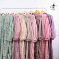 Gambar GAMIS OZIKO BROKAT IORA CEILO 09913 LD 105 dan LD 120 I Gamis Wisuda Wanita Muslimah I Gamis Kondangan Cantik Nyaman Pesta - pink tua, LD 120 dari Ozias.id Kota Administrasi Jakarta Barat 5 Tokopedia