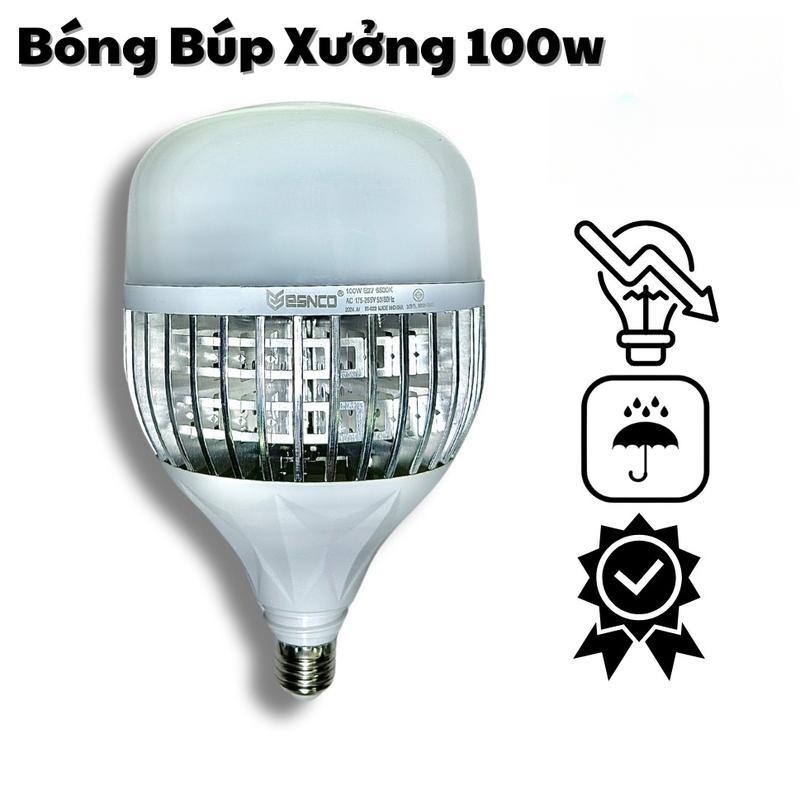 Bóng Led 100w Xưởng Bóng Đèn Led Công Suất Lớn Bóng Búp Trụ Siêu Tiết Kiệm Điện