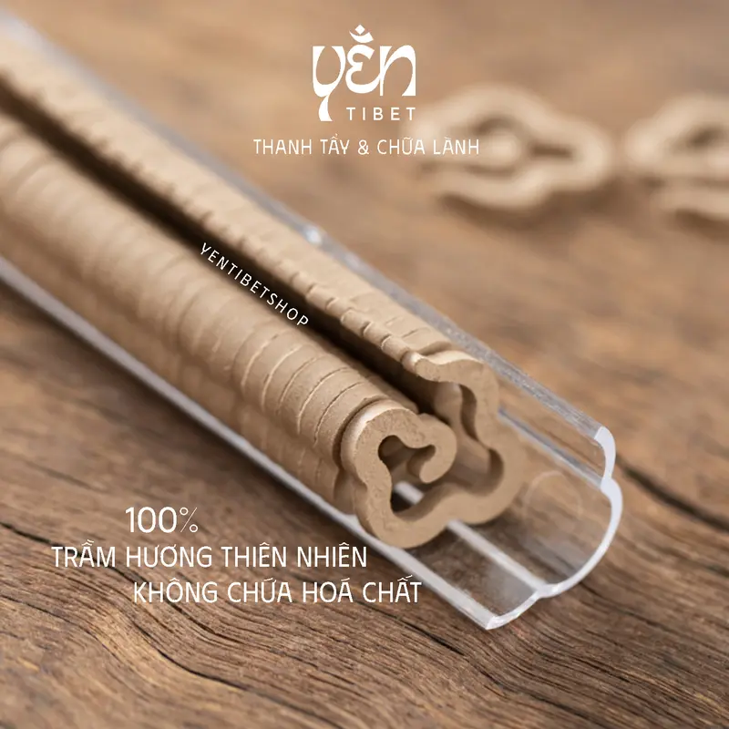 Hộp 42 viên nhang trầm Khanh Vân hương thơm tự nhiên, xông nhà - Yen Tibet 2