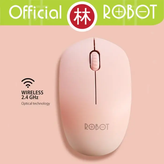 Robot Mouse Wireless M210 Pink 0