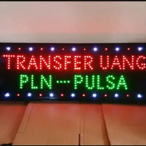 Lampu papan nama Led sign 30 cm