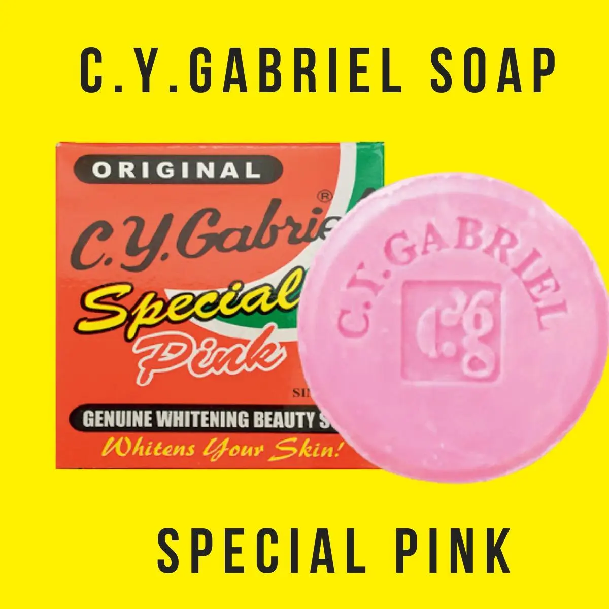 Original C.Y Gabriel Medicated Genuine Whitening Beauty Soap CY Gabriel 60g 