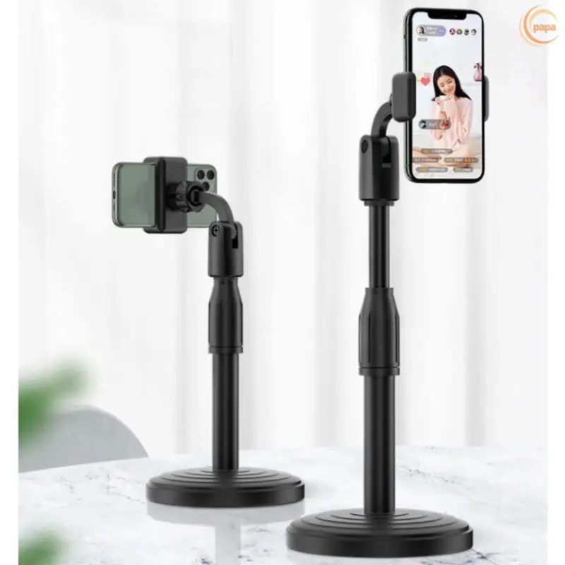 Giá Đỡ Điện Thoại Livestream để Treo Kẹp Quay Phim Ghi Hình xem video Ổn Định Xoay 360 Độ - Chiều Cao 38mm. 1
