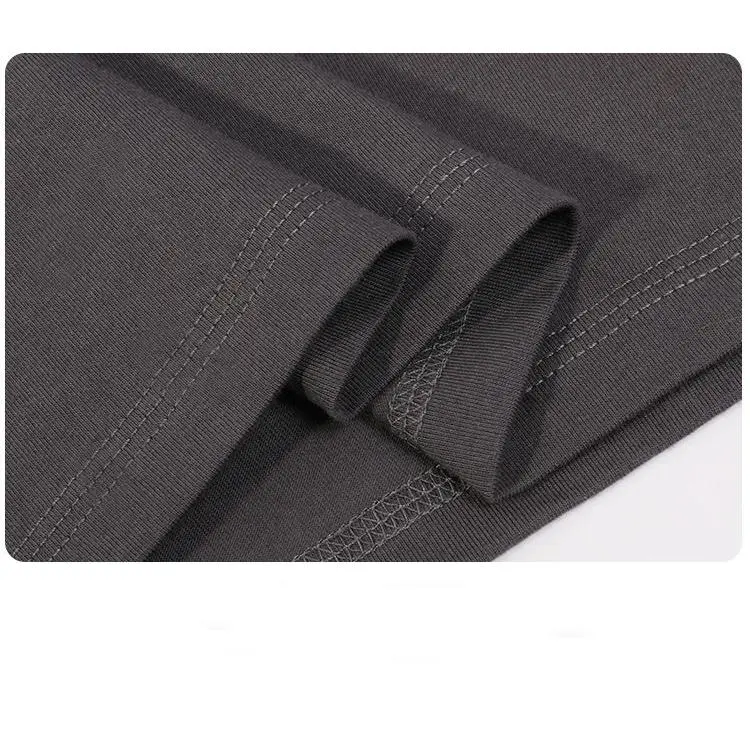 Áo Thun Tay Ngắn, Chất Liệu Cotton Nguyên Chất 220g, Xu Hướng Mùa Hè Mới, Phong Cách Cơ Bản Đơn Giản, Thể Thao Thường Ngày Dáng Rộng Vừa Vặn, Cổ Tròn, In Họa Tiết Chữ Cái 6
