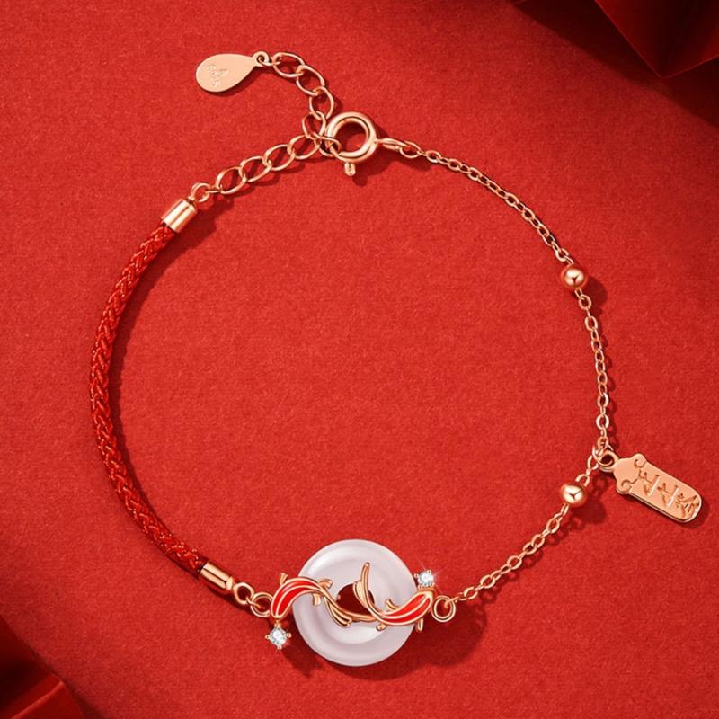 Vòng Tay May Mắn - Vòng Tay Nữ Khóa An Toàn Koi, hộp đẹp, như một món quà cho bạn gái - ZB18 Bracelets Vòng Tay Nữ Phụ Kiện 5