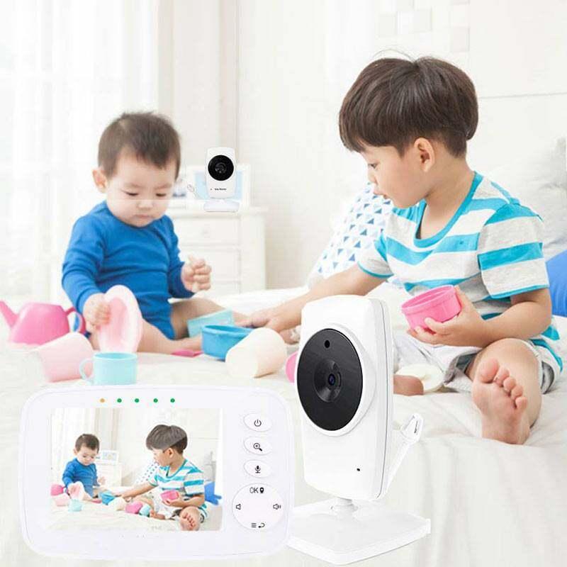 Product Introduction of Baby Monitor Video With Camera SM32 3.2 Inch TFT LCD Portable Monitor IR Night Vision Two Way Talk Temperature Sensor Lullabies 84