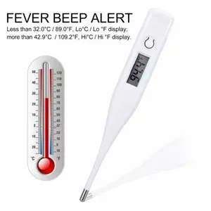 Thermometer Digital Badan Panas Deteksi Celcius Otomatis Termometer With Beeper