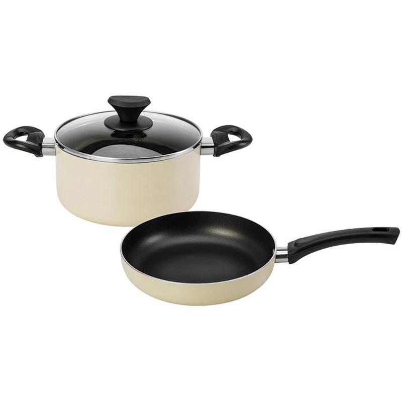 Bộ 1 nồi 1 chảo nhôm 4 lớp chống dính đáy từ Elmich Smartcook SM-5117SK 20cm/24cm