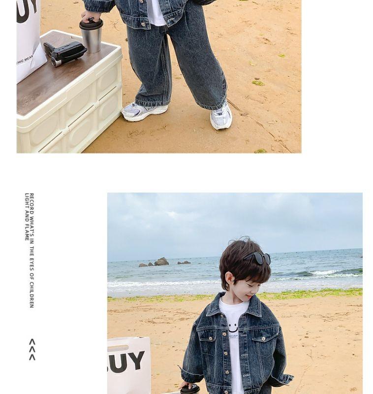 Product Introduction of Bộ Đồ Denim, Cho Bé Trai, Bộ Sưu Tập Mùa Thu 2023 Mới, Đẹp Trai Và Thời Trang, Áo Đẹp Kinh SúC Quần Ống Rộng, Bộ Đồ Hai Mảnh, Thích Hợp Cho Trẻ Em, Thời Trang 17