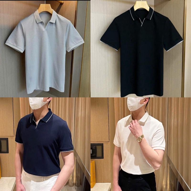 AN37 - Áo Polo Cottong Nam Yomo 2502 đen/xanh than/trắng/xám