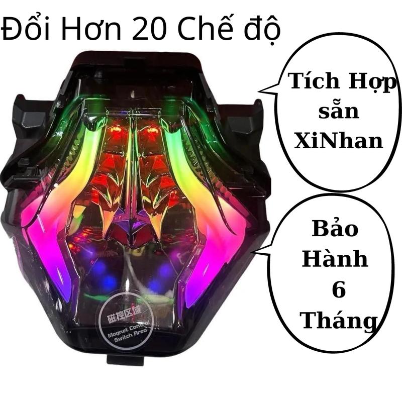 Đèn Hậu LED Audi Exciter 150 , MX king 150  hậu Malaysia, - Chỉnh Được Nhiều Chế Độ Màu Sắc Và Hiệu Ứng Khác Nhau Phụ Tùng Xi Nhan Phụ Kiện đèn  trợ sáng l4x se