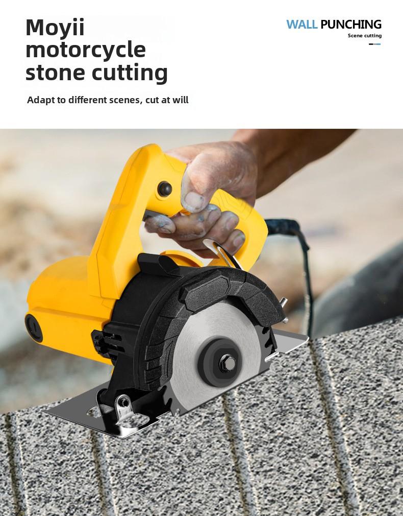 Product Introduction of Multifunctional Tile Cutting Machine Small Portable Woodworking High Power Electric Groover Stone Cutting Machine Stone Cutting Machine Slotting Machine Electric Tool 4