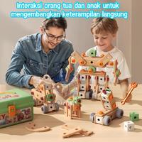 Gambar Nodia Kids DIY Toolbox Insinyur Simulasi Alat Perbaikan Mainan Berpura-pura Bor Listrik Kit Alat Obeng dengan Bit Lepas Pasang dan Baterai Hemat Waktu - 86Pcs dari Nodia Toys & Games ID Kab. Tangerang 4 Tokopedia