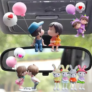 Pajangan Miniatur Unik Ornamen Couple Love Dekorasi Interior Dashboard Mobil Lucu Ornamen mobil