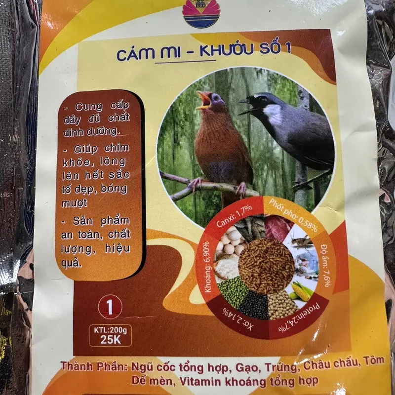Cám cho chim họa my- cho chim khướu  . Số 1 2