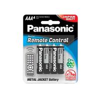 Gambar Panasonic Baterai Remote Control UM-4NRCD/4B AAA R03 Manganese Hitam 4pc Battery A3 Batre dari Panasonic Battery Indonesia Kota Administrasi Jakarta Barat 2 Tokopedia
