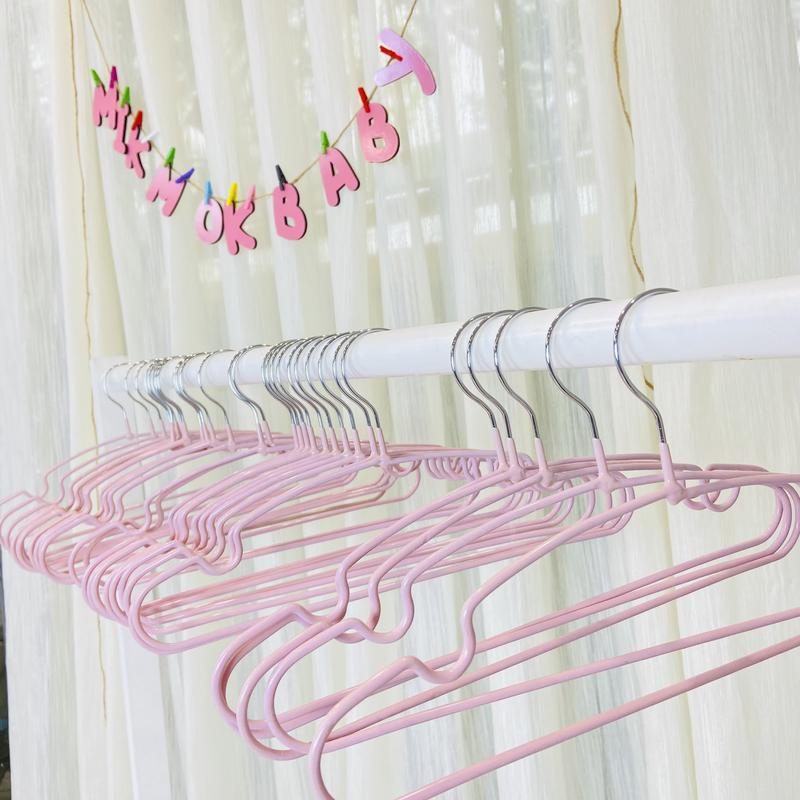 Móc quần áo trẻ em Holla, móc treo có sẵn,2 màu,1 set 5c hàng chính hãng 4