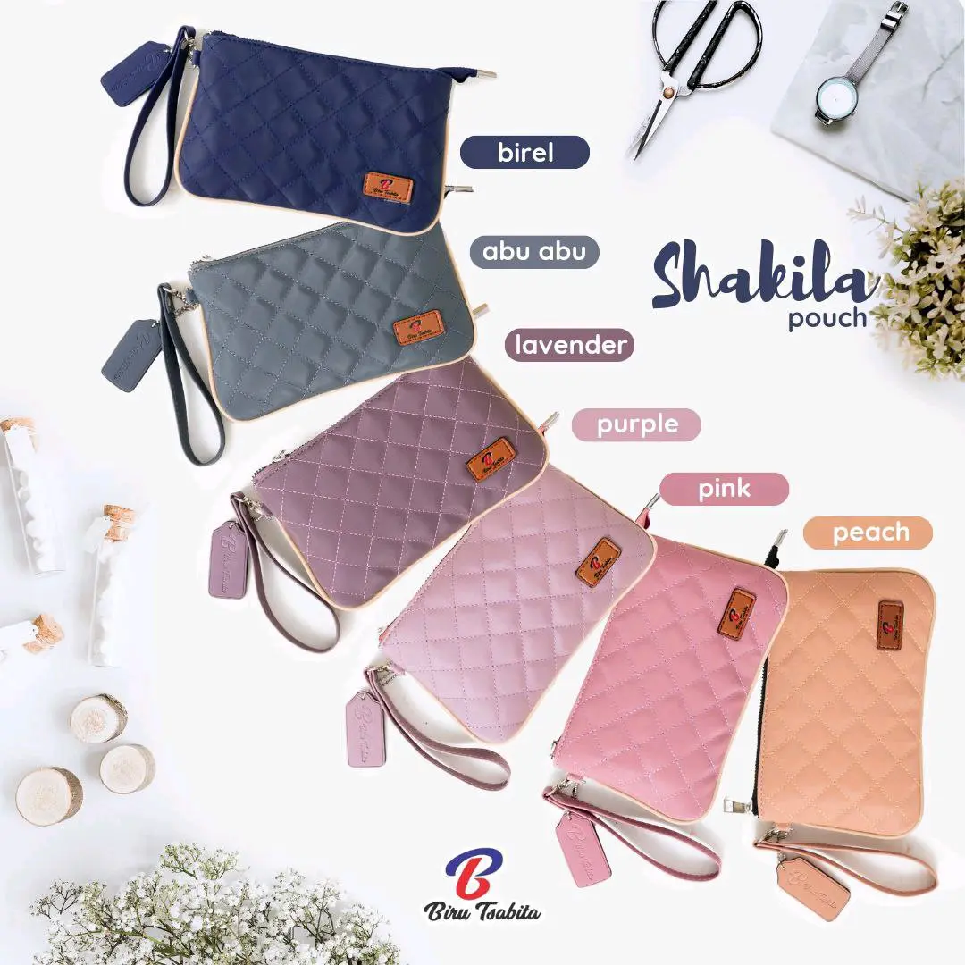 KAFIYA _ POUCH SHAKILA BIRU TSABITA / SHAKILA POUCH BY BIRU TSABITA