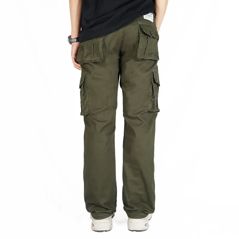 NVSR Long Cargo Pants Hijau Stretch Reguler 2