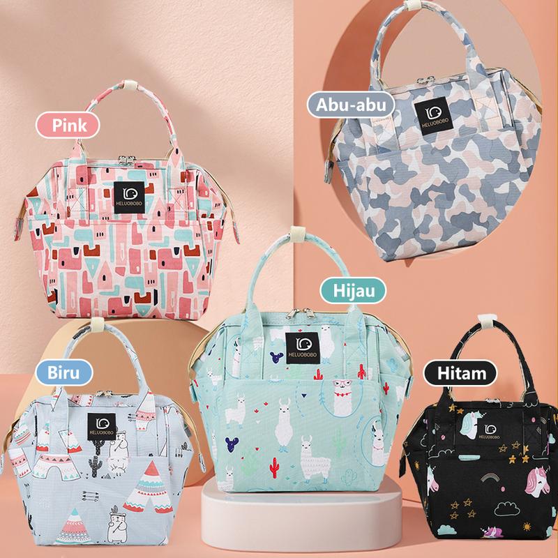 Product Introduction of LAKOE Tas Bayi Multifungsi diaper bag / tas Perlengkapan bayi pink bags Biru 2