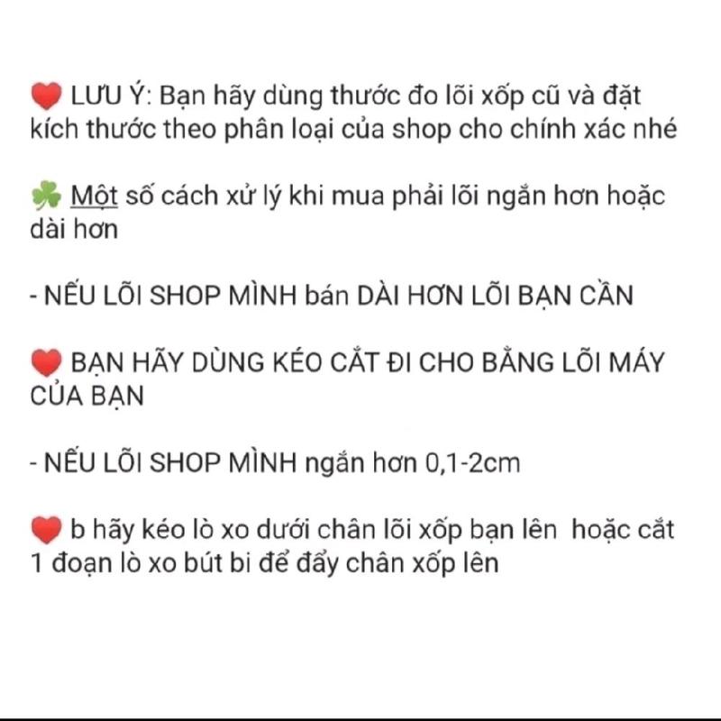 Lõi tăm bông thay thế máy xông tinh dầu máy phun sương kích thước 8cm × 0.8cm 6