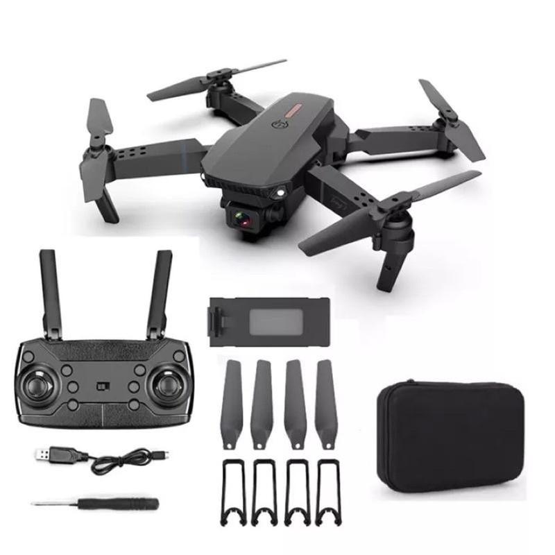 Máy Bay Điều Khiển Từ Xa Flycam E88 PRO tập bay trải nghiệm Drone Camera Chụp Ảnh Đèn 1
