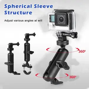 Kamera Motor 360 Putar Untuk GoPro Action Cam Holder Desain Kuat Tahan Lama Mudah Digunakan