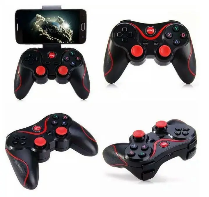 Gamepad X3 Bluetooth Wireless / Gamepade Gaming Bluetooth X3/ Joystick X3 Android Bluetooth/ Controller Hp Tablet Laptop Joystick/ Stik Gaming Game Bluetooth X3 Wireless/ Portable Gamepad Stik Bluetooth X3 Android Komputer PC Black Games 5
