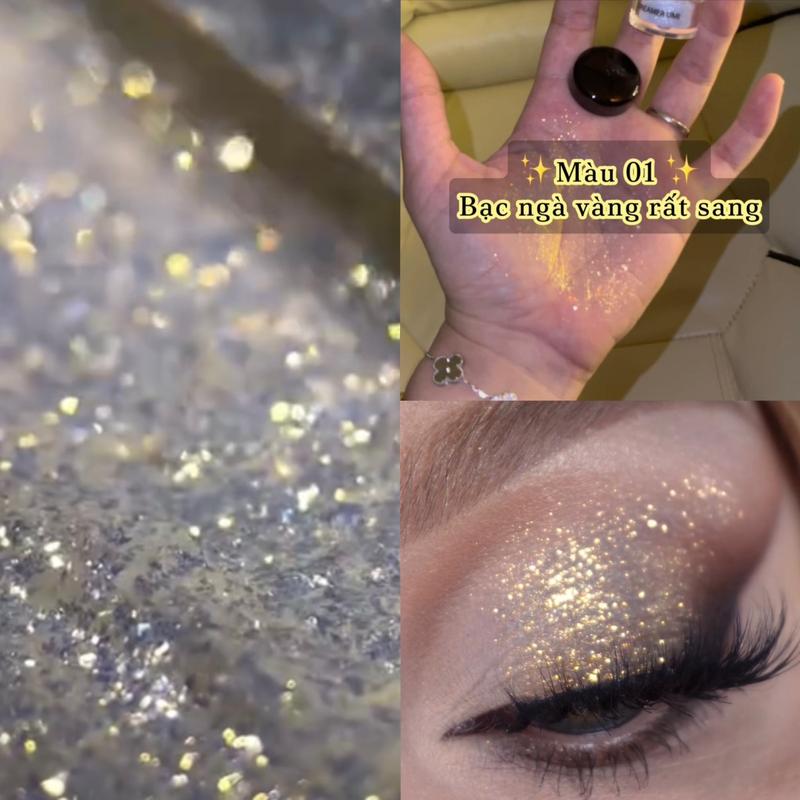Nhũ mắt dreamer umi 01 bạc ngà vàng lấp lánh 2g