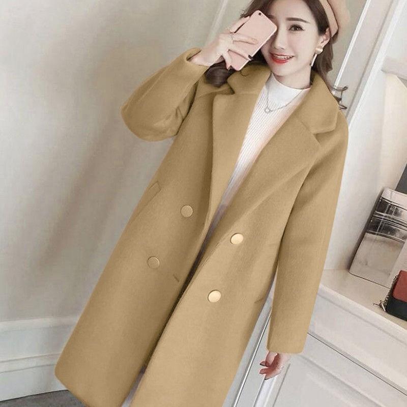 Product Introduction of Plus Size Thicken Cotton Woolen Jacket Women's Mid-Length Autumn Winter Korean Version Loose Woolen Coat 13