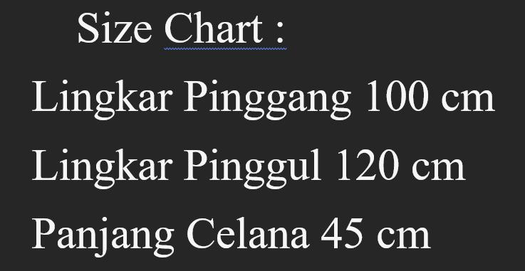 Product Introduction of Celana Pendek Wanita Big Size Hotpants Jumbo XXXL Santai Hitam 0