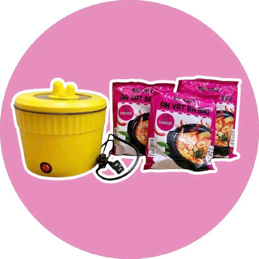 [Tặng Nồi Lẩu] COMBO 8 Gói Mì Cay BA BÁO kèm gói súp pha sẵn(có tặng quà)