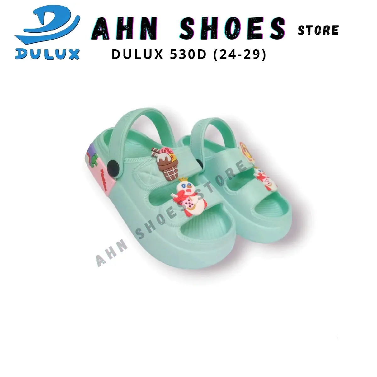 Sandal Anak Perempuan BanDua Motif Mixue Terbaru 2-5 Tahun