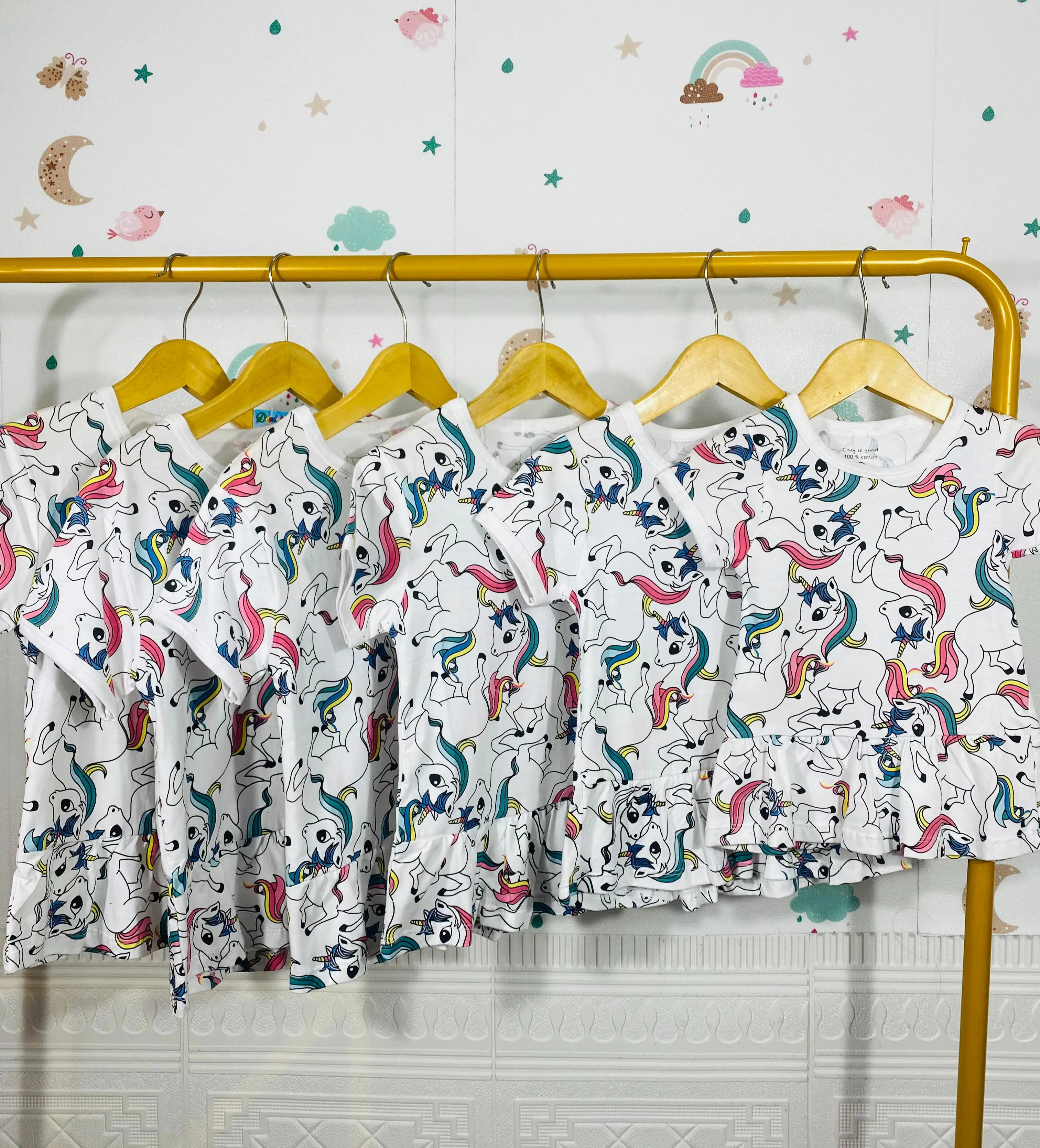 Kaos Rampel Unicorn Anak Perempuan