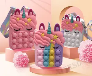 [BEC] POP IT MURAH RAINBOW Fidget Mainan Push Pop Penghilang Stress