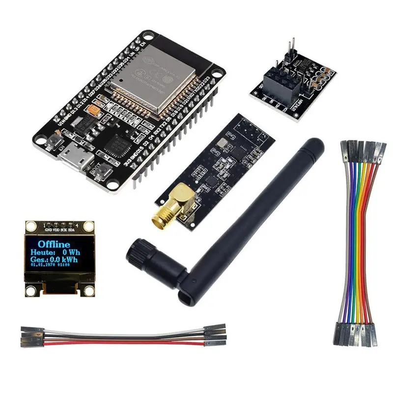 [123456789] Bộ mở Rộng Kit Tự Làm, OpenDTU, cho ESP32 và NRF24L01, Anten và Ổ Cắm Kabel, Có sẵn trong kho 8