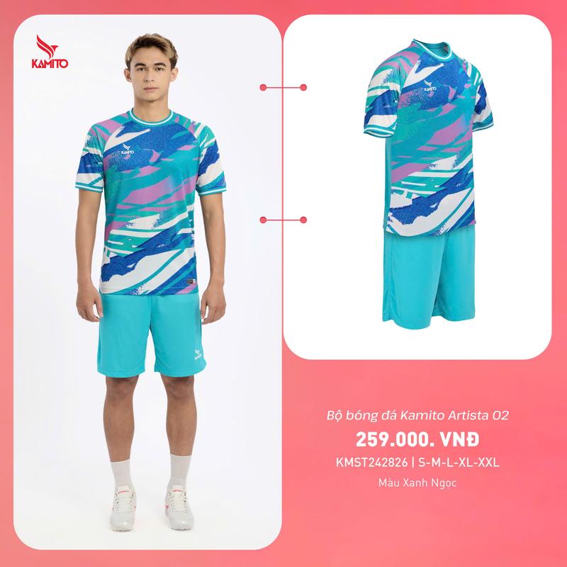 Product Introduction of Bộ Quần Áo Bóng Đá Kamito Artista 02 Chính Hãng - Sport - Trang Phục Nam - Đá Banh - Chạy Bộ - Tập Gym 8