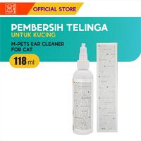 Gambar M-Pets Ear Cleaner For Cat 118 ml / Pembersih Telinga Untuk Kucing dari M-Pets Volk Pets Indonesia Kota Tangerang 3 Tokopedia