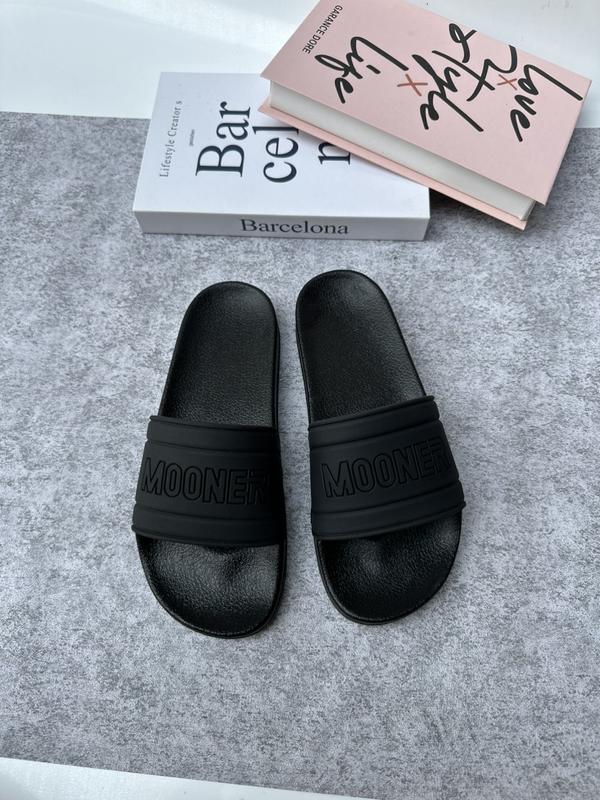 Dép quai ngang MOONER 27 CHỮ CHÌM chất liệu cao su cao cấp chống nước,chống trơn trượt bản đế cao su đúc 3 phân kiểu dáng xu hướng bắt trend dành cho boy girl phố_dép quai ngang nam nữ đẹp 2024
