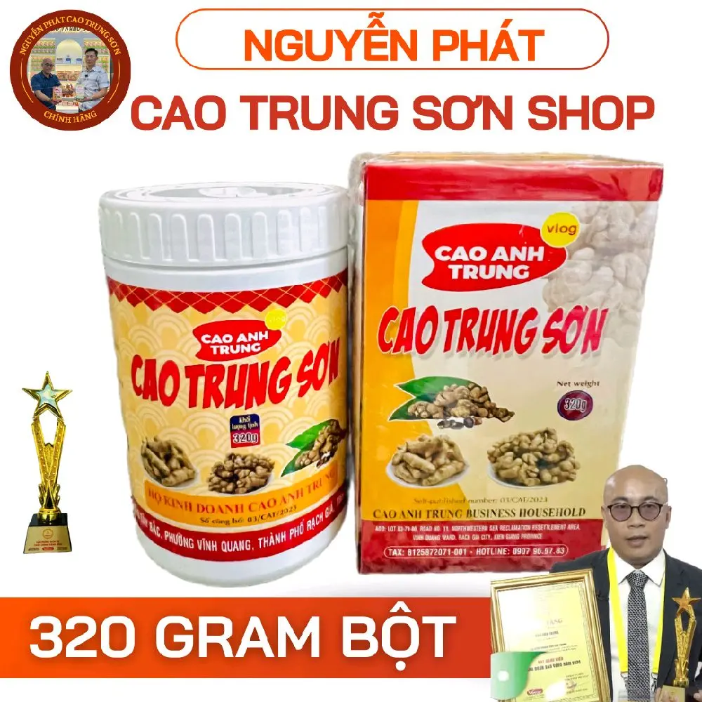 Ngải Đen Cao Cấp Cao Trung Sơn - Sản Phẩm Chính Hãng