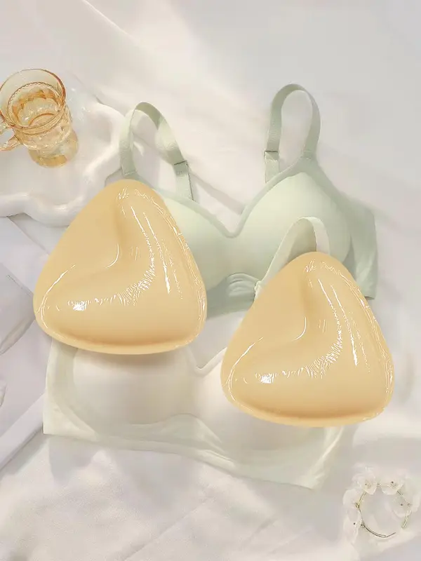 Sticky Inserts - Instant Chest Double Sided Adhesive Bra Cup, Back To School Wear Enhancer, Intimate products, Push Up Ultra Breast Inserts Womenswear Accessories, Lingerie Wear, Soft Invisible Sticky Bra Pad, Women's Underwear 8