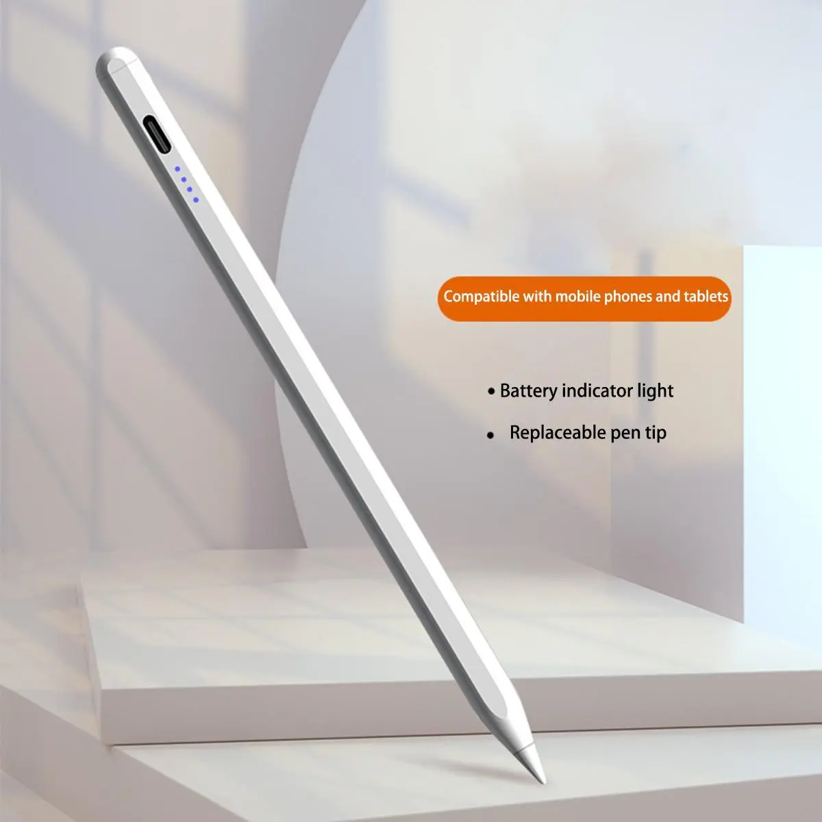 Bút Cảm Ứng Thông Dụng, Dành Cho iPad, Android Và IOS Tablet Và Điện Thoại, Với 4 Đầu, Dễ Mang Theo