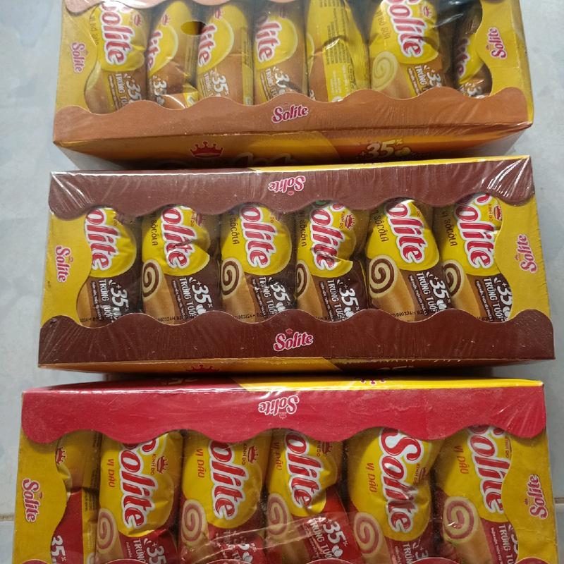 combo 3 lốc bánh bông lan solite (kinh đô)