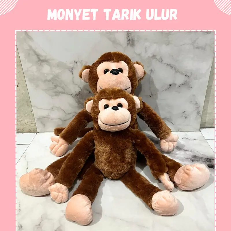 Boneka Monyet Tarik Ulur 30 Cm & 50 Cm 0