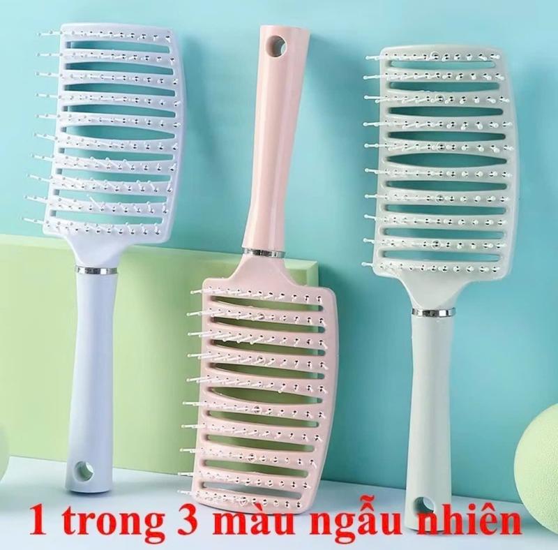 Lược Chải Tóc Đệm Khí Mát Xa Da Đầu Tạo Kiểu Tóc Xoăn Dài Đặc Biệt Cho Nữ Tiện Lợi 0
