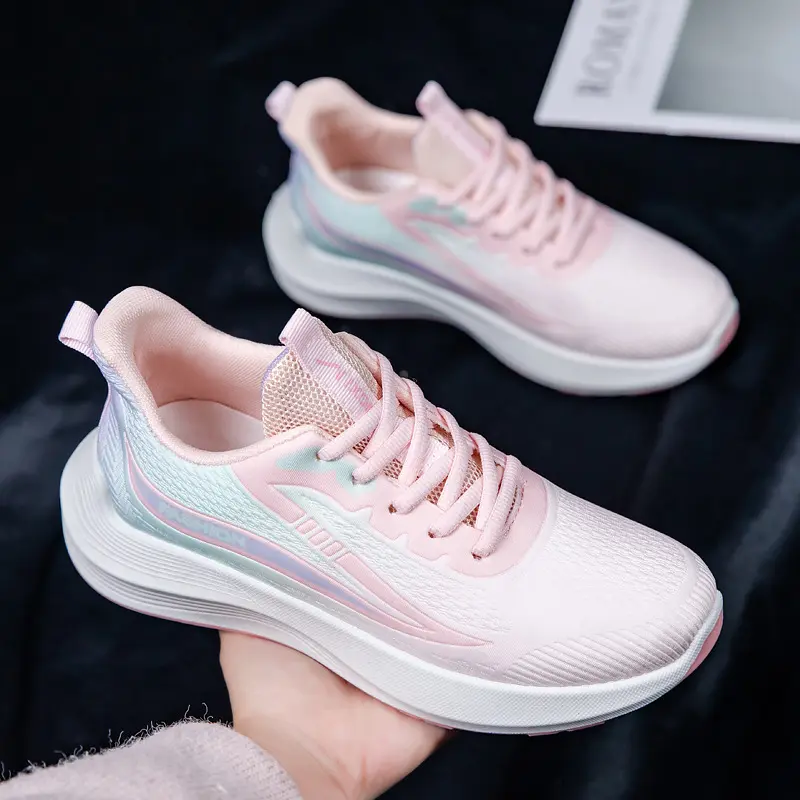 2025 Spring New Women's Shoes Soft Sole Comfortable Casual Versatile Running Shoes Breathable Sports Shoes for Women