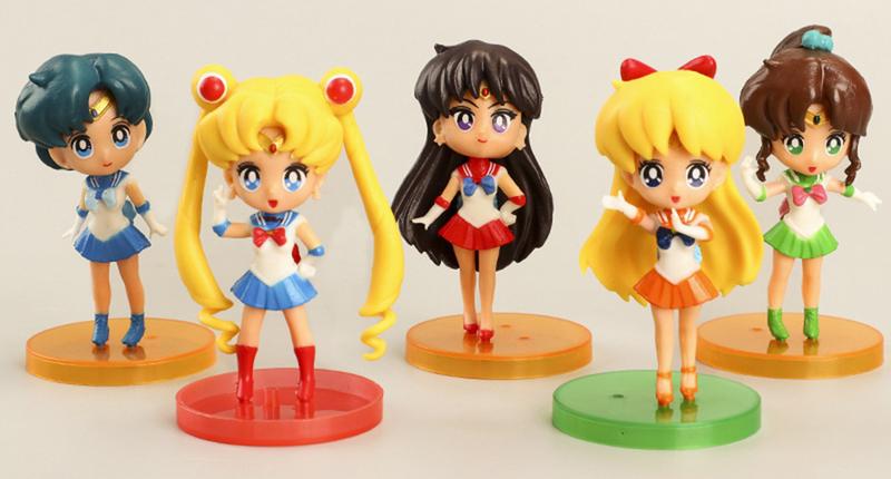 Product Introduction of Bộ 05 Mô hình Thủy thủ Mặt Trăng - Sailor Moon cao 8.5 cm (Mẫu 02) 2